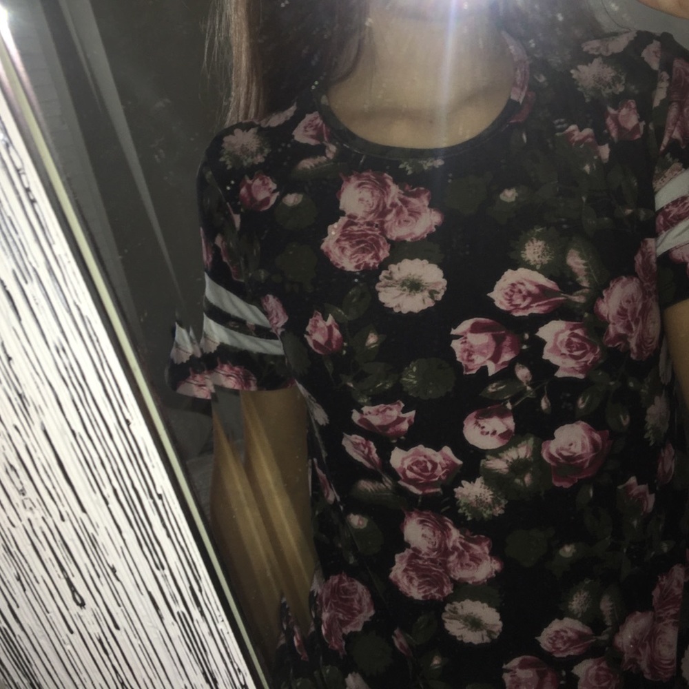 floral T-shirt